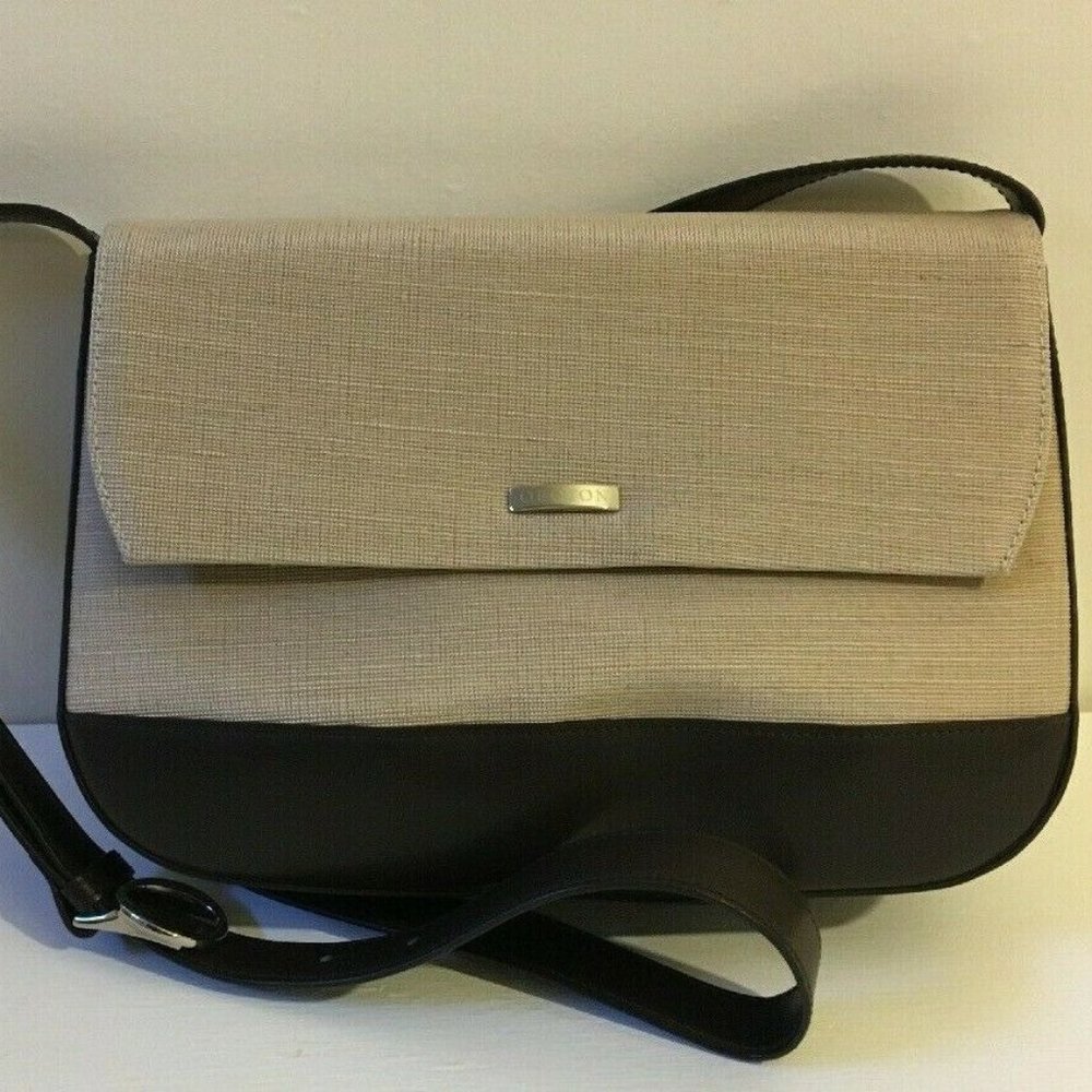 Oroton Sydney Purse Crossbody Adjustable Tan Brown